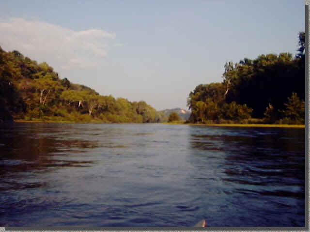 Returning downriver